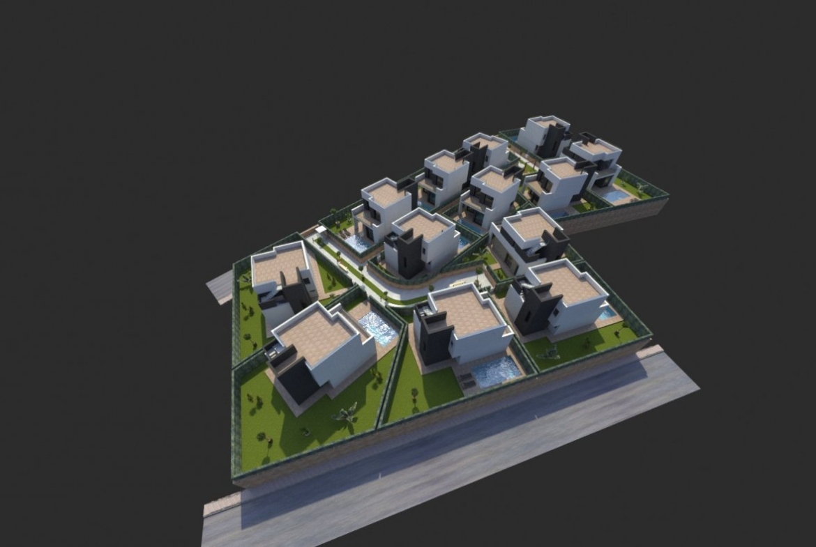 Villas de obra nueva con piscina en La Nucia