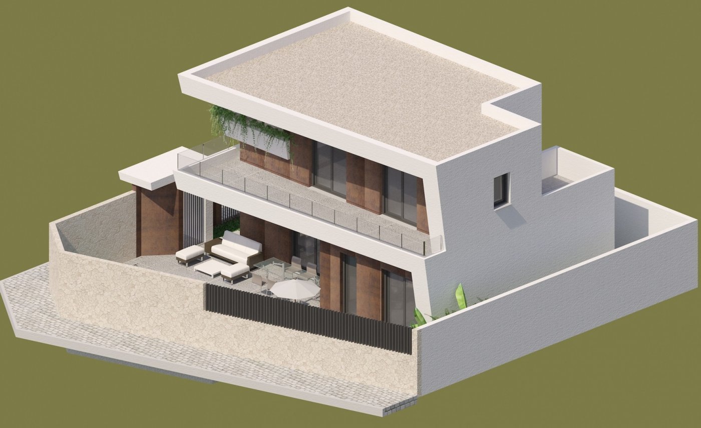 4-3-17 NEW BUILD MODERN VILLAS IN BENIJOFAR