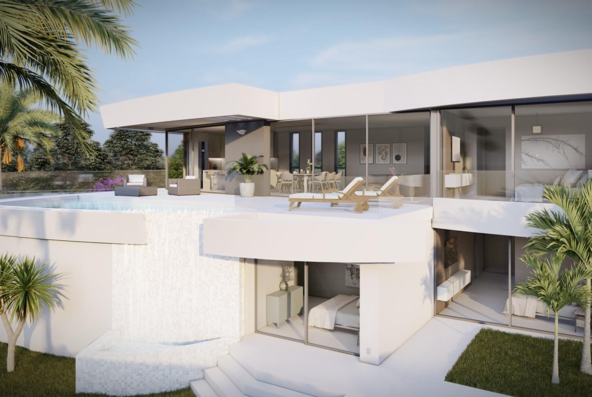 Luxe villa met uitzicht op zee