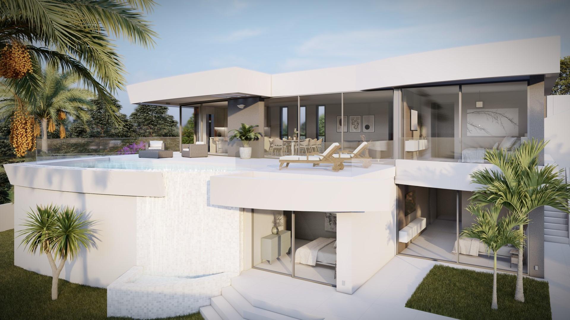 Luxe villa met uitzicht op zee