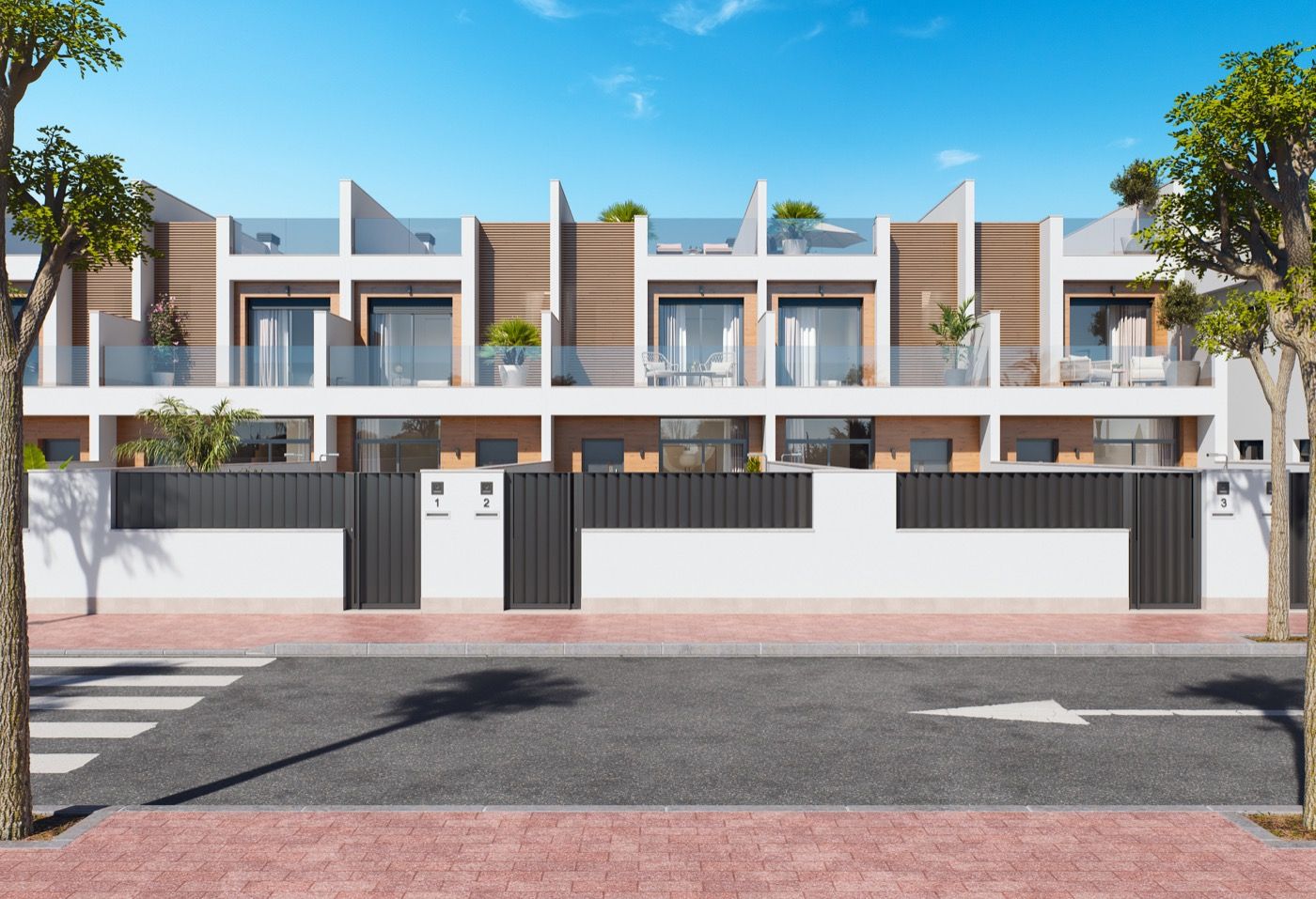 Stedenhuizen in San Pedro del Pinatar