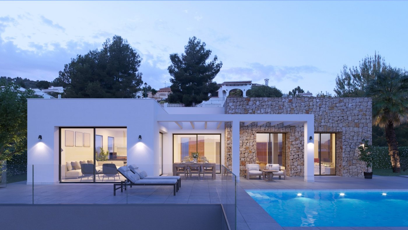 4-4-14 Villa de diseño en Urbanización Solana II a solo 10 km de Denia