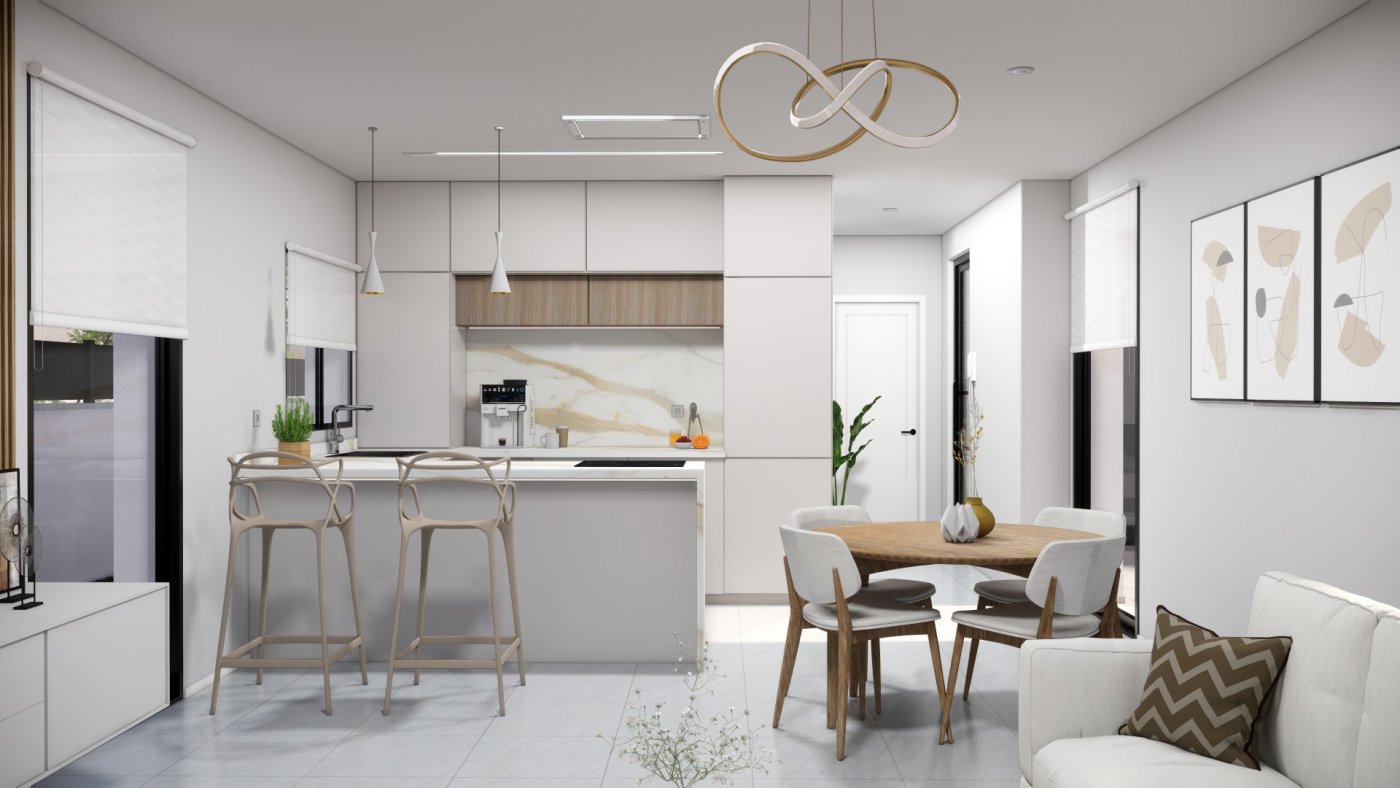 4-4-21 NIEUWE BUILD VILLAS IN PILAR DE LA HORADADA OVER DE GOLF CURSE