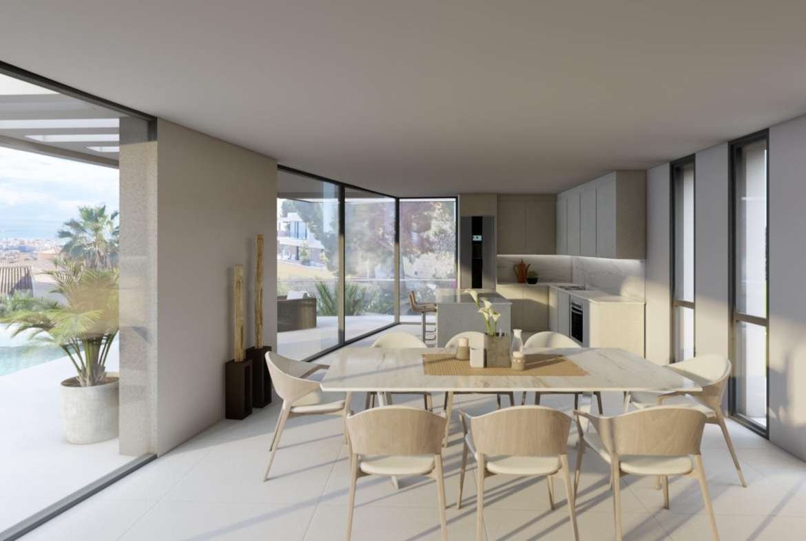 Luxe villa met uitzicht op zee