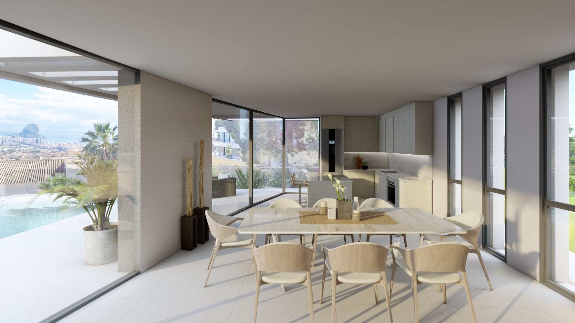 Luxe villa met uitzicht op zee