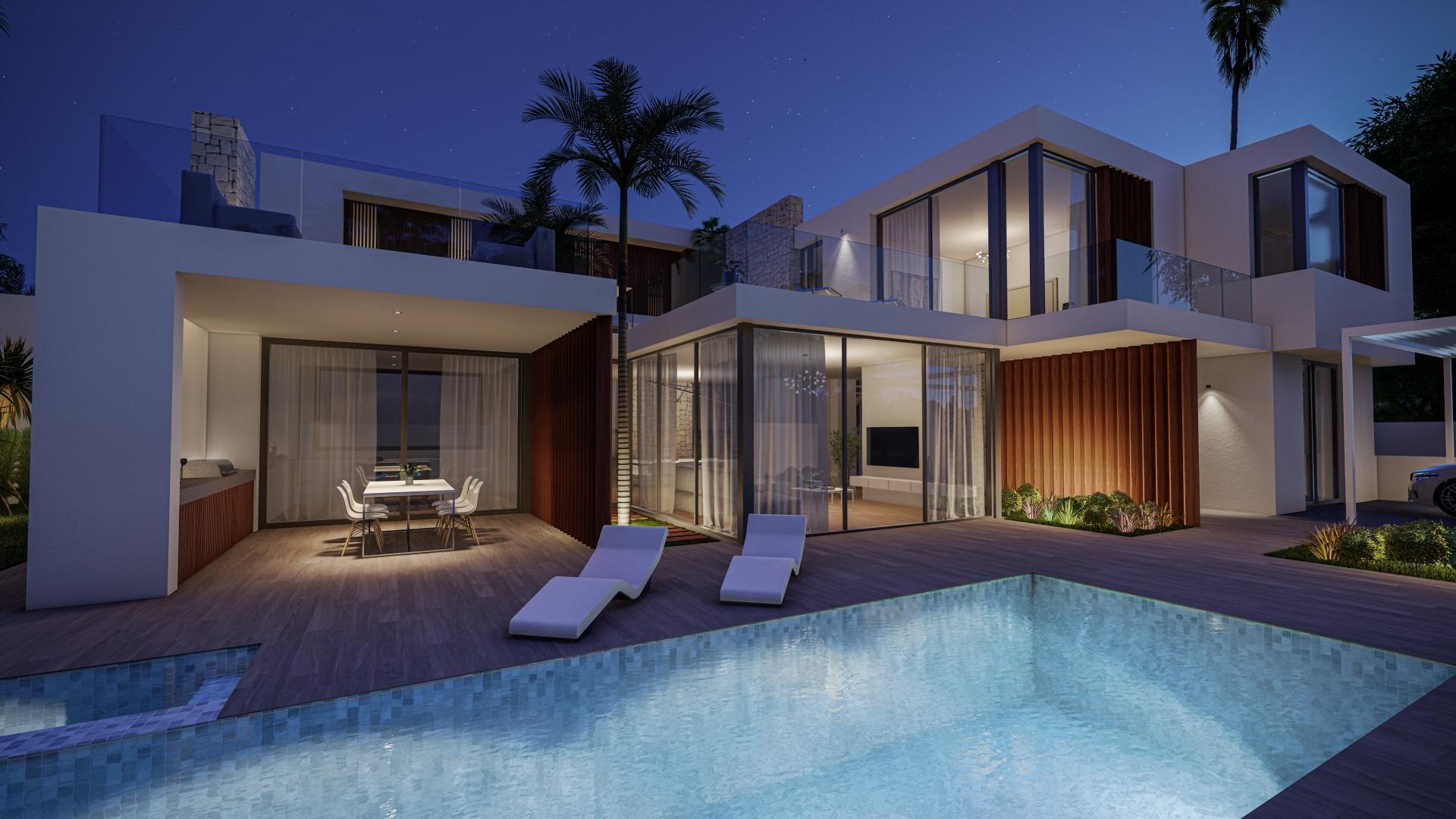 4-4-35 New luxury villa with pool in Albir