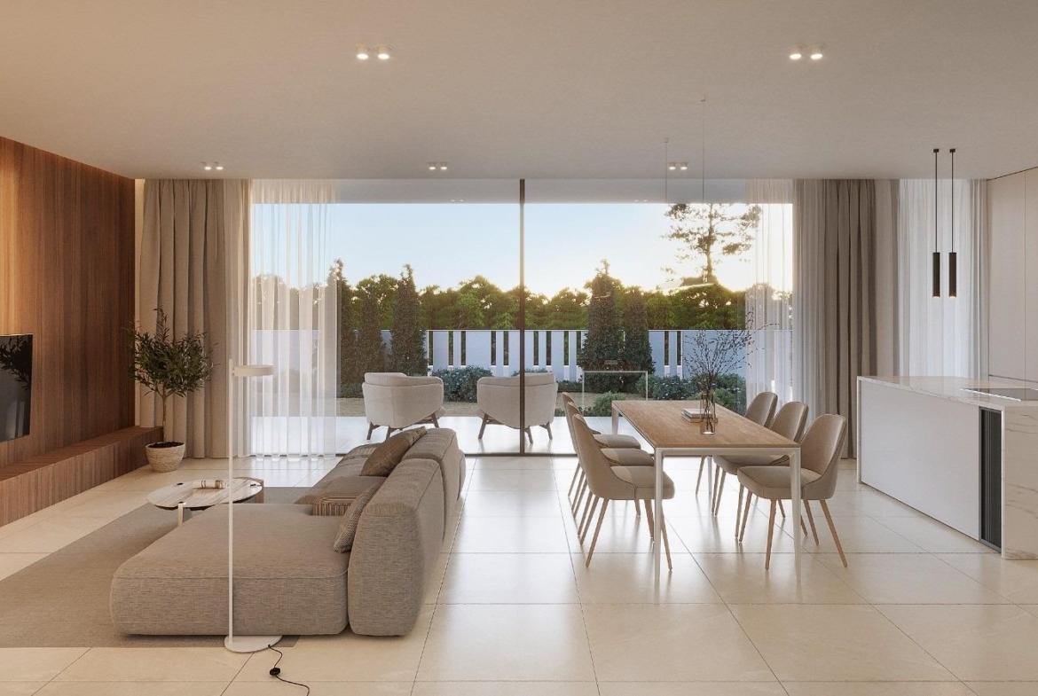 New apartments in complete urbanization and sea views