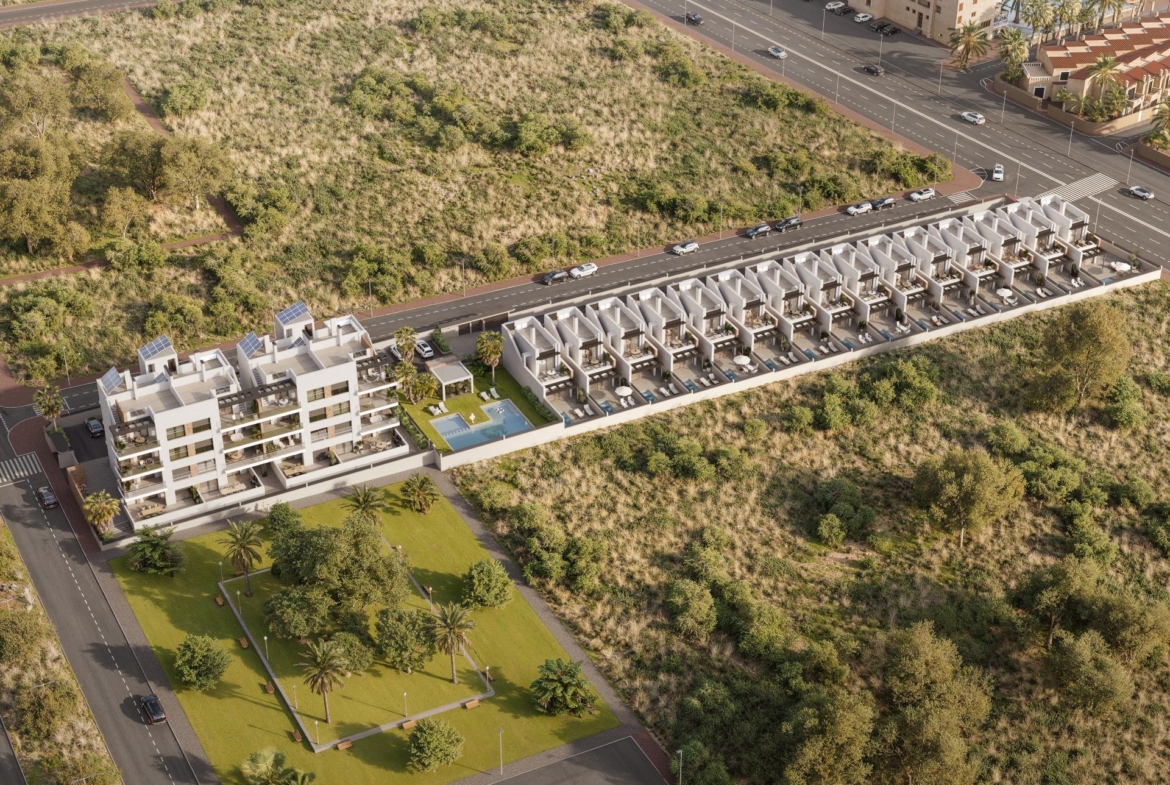 OBRA NUEVA ATICO APARTAMENTOS EN AGUAS NUEVAS. 2 DORM. 2 BAÑOS. PISCINA COMUNITARIA.