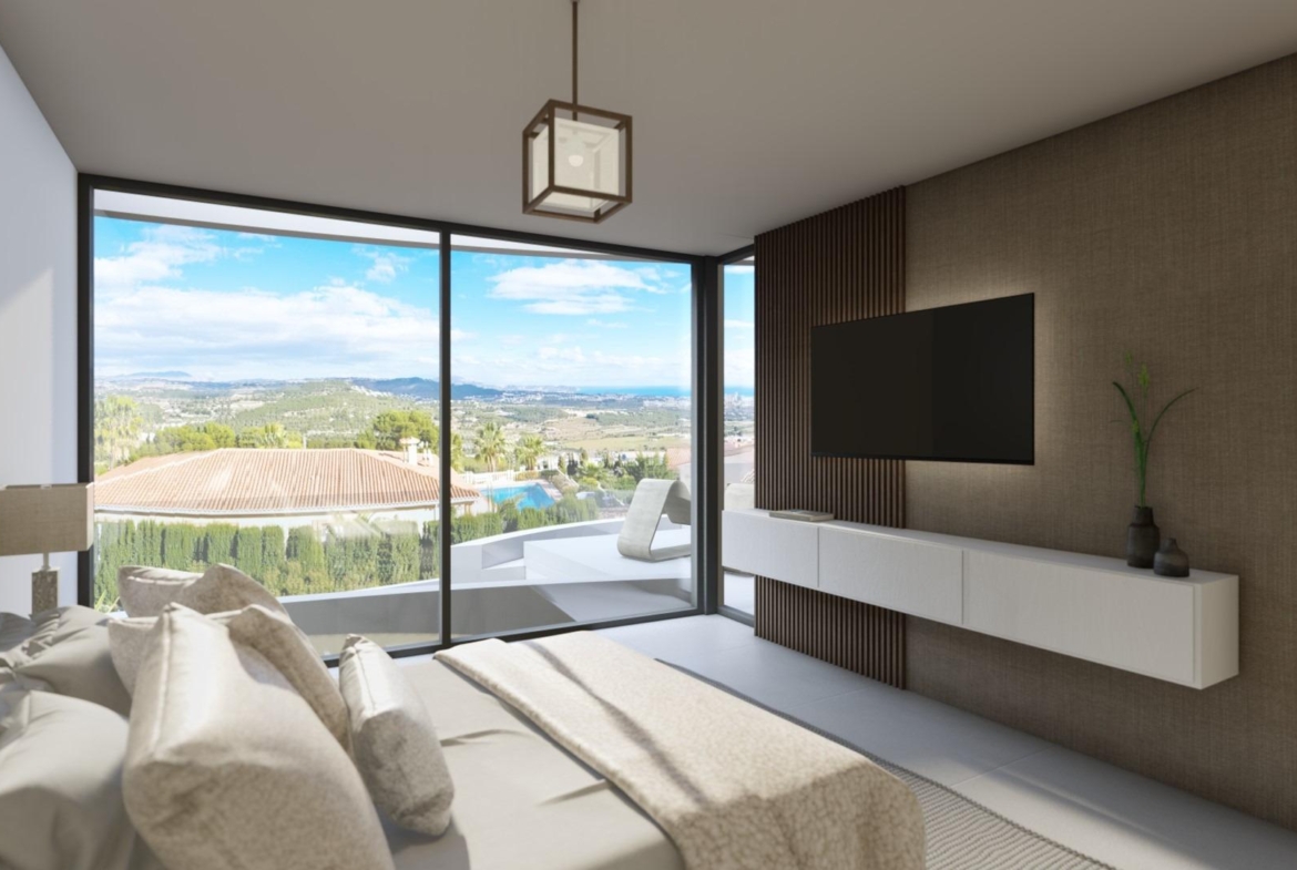Luxe villa met uitzicht op zee