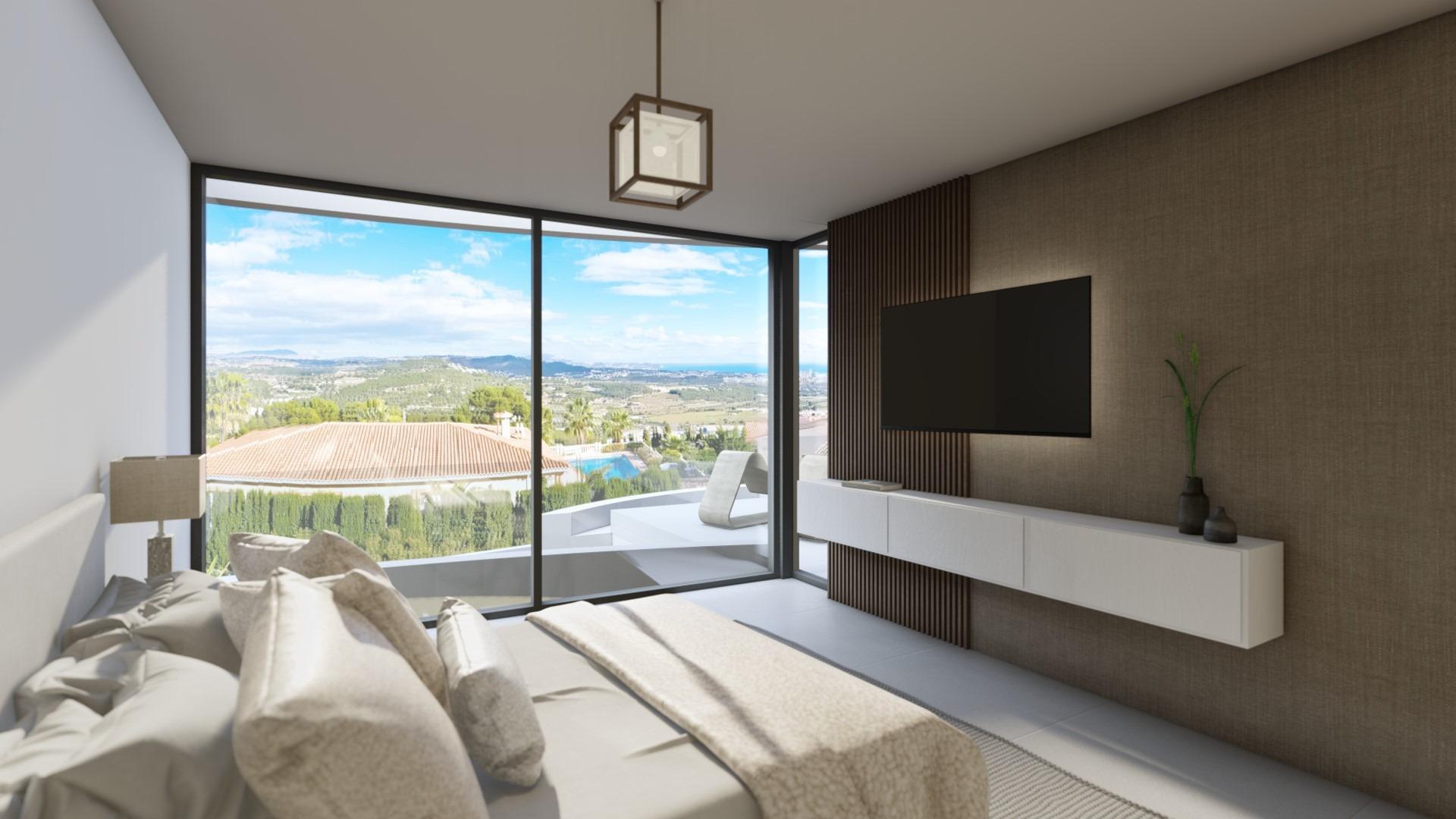 Luxe villa met uitzicht op zee