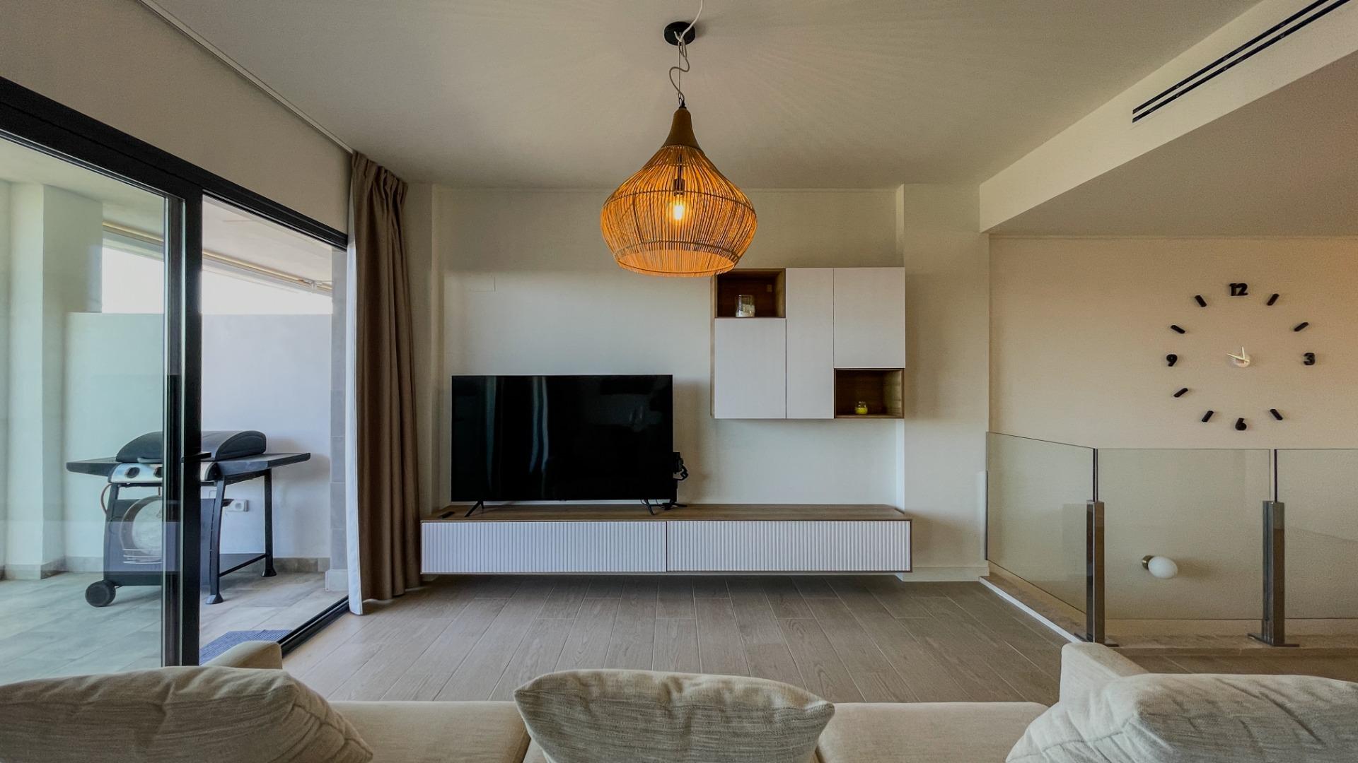 4-5-72 Modern Duplex Near Benidorm in Camporrosso Village Complex