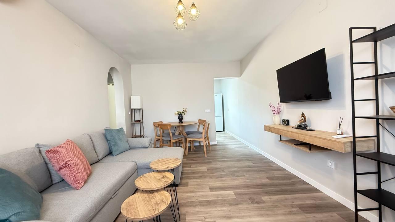 Ground floor bungalow, renovated, with 2 bedrooms and 1 bathroom