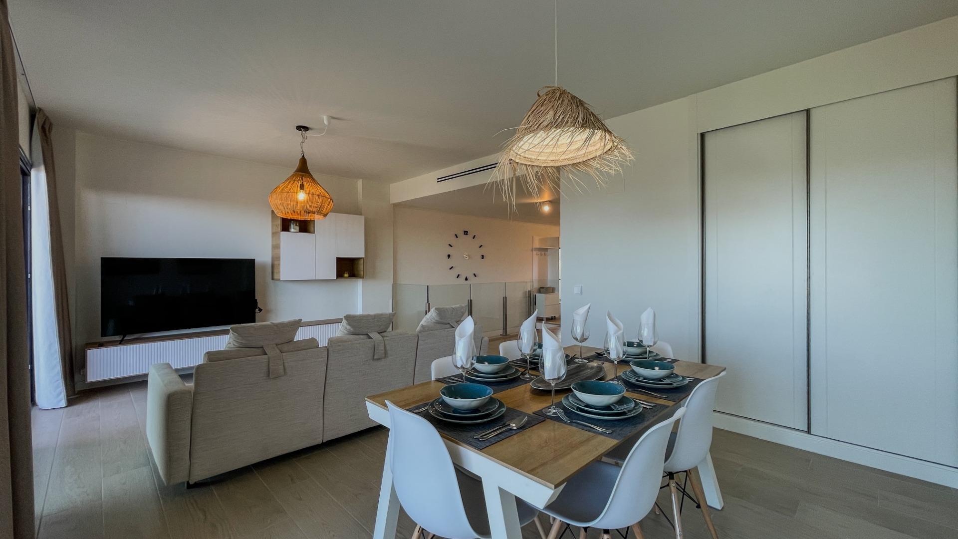 4-54-5 Modern Duplex Near Benidorm in Camporrosso Village Complex