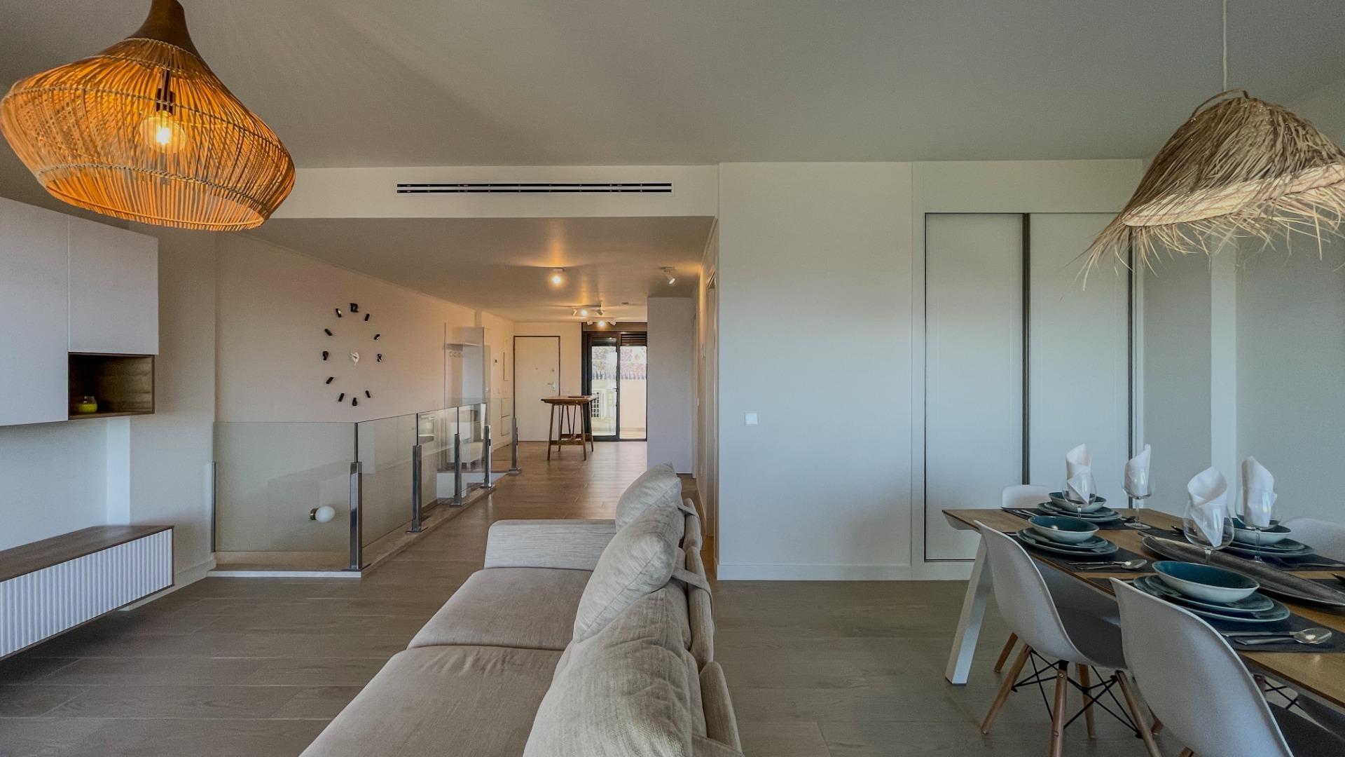 4-55-5 Modern Duplex Near Benidorm in Camporrosso Village Complex