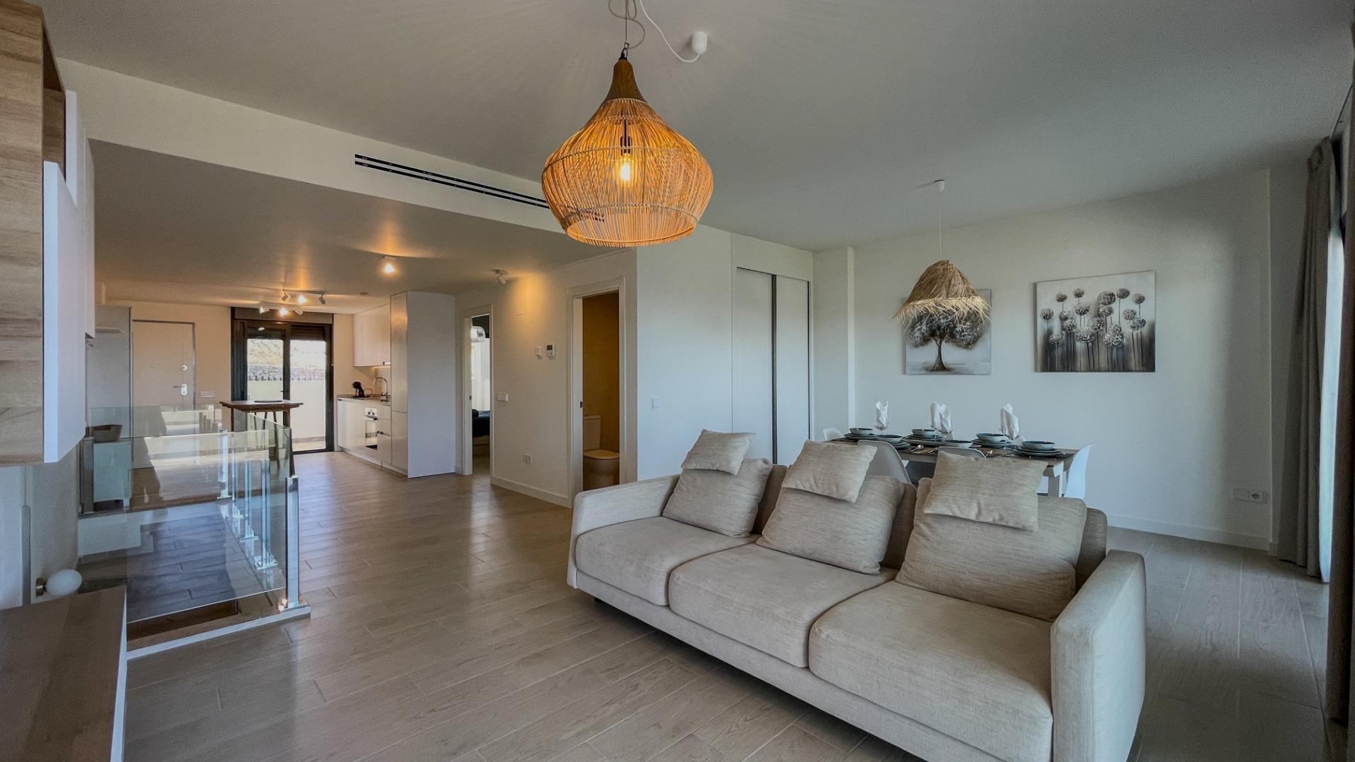 4-56-5 Modern Duplex Near Benidorm in Camporrosso Village Complex