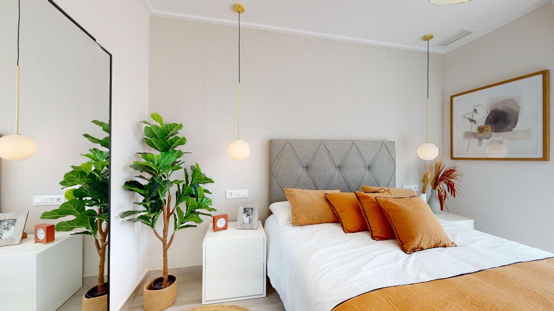 4-59-8 ADOSADOS DE OBRA NUEVA EN PILAR DE LA HORADADA. 3 DORM. 2 BAÑOS. CON PLAZA DE GARAJE Y PISCINA. 83 M2. JARDIN 33 M2. SOLARIUM 34 M2.