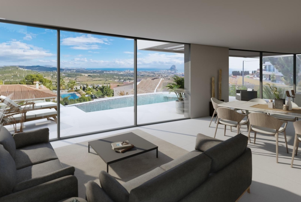 Luxe villa met uitzicht op zee