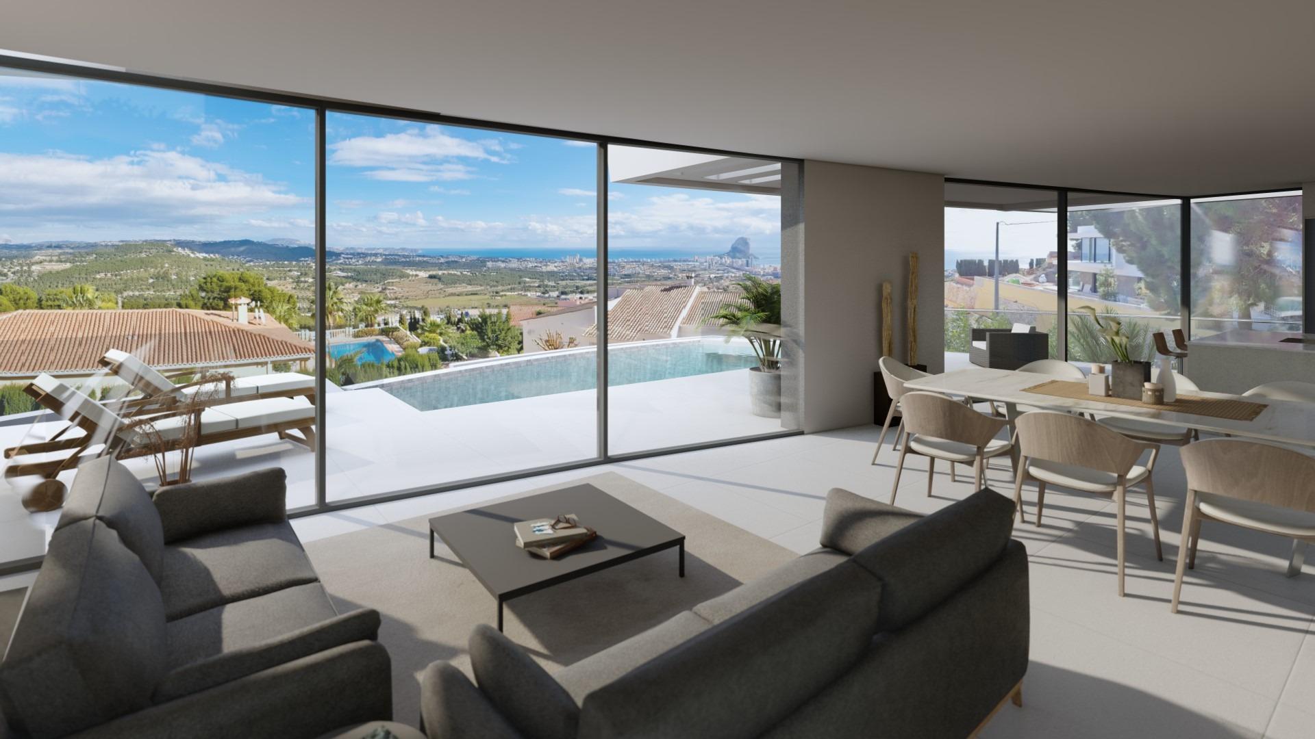Luxe villa met uitzicht op zee