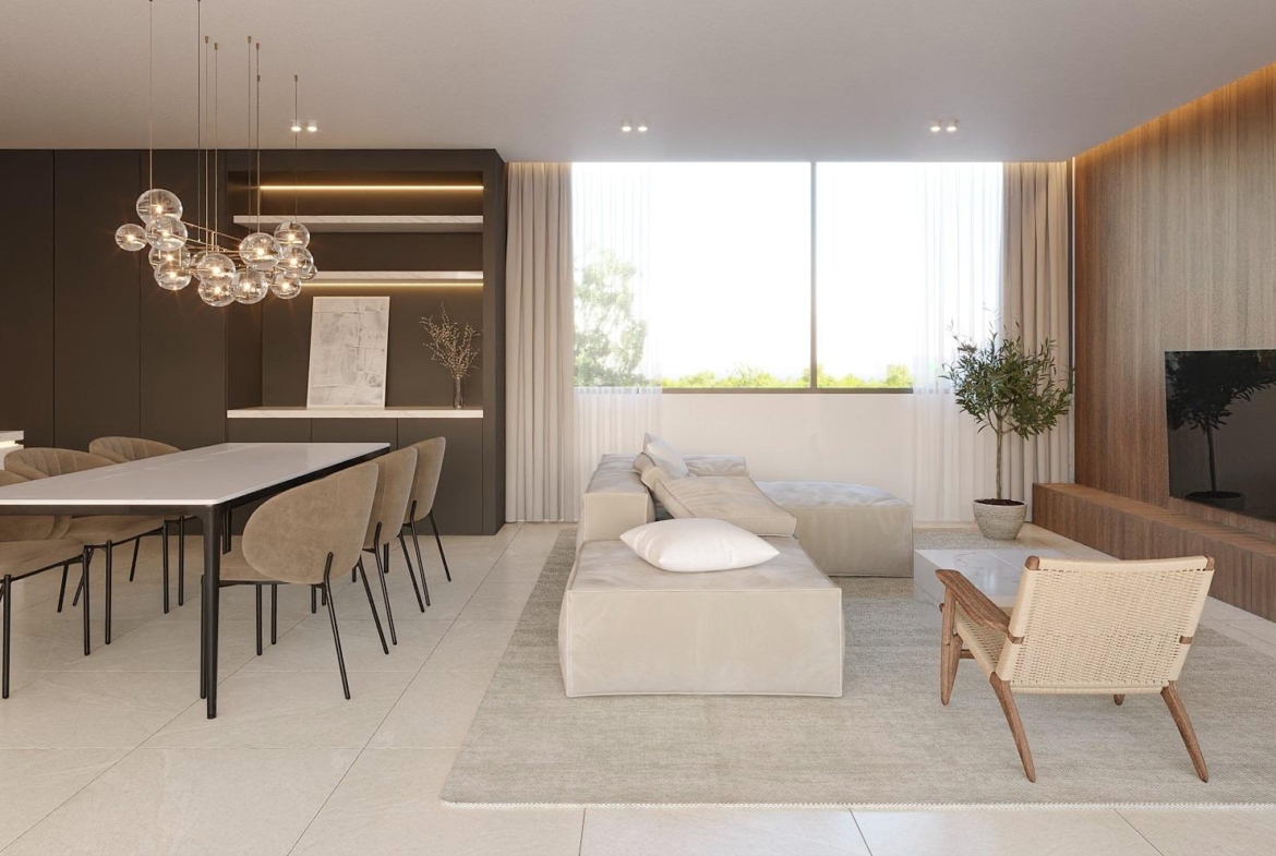 New apartments in complete urbanization and sea views