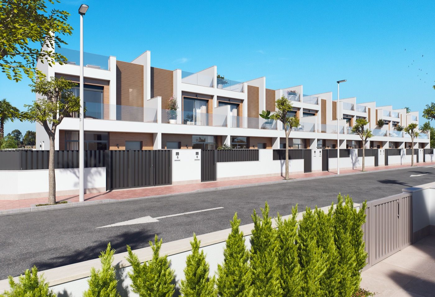 Stedenhuizen in San Pedro del Pinatar