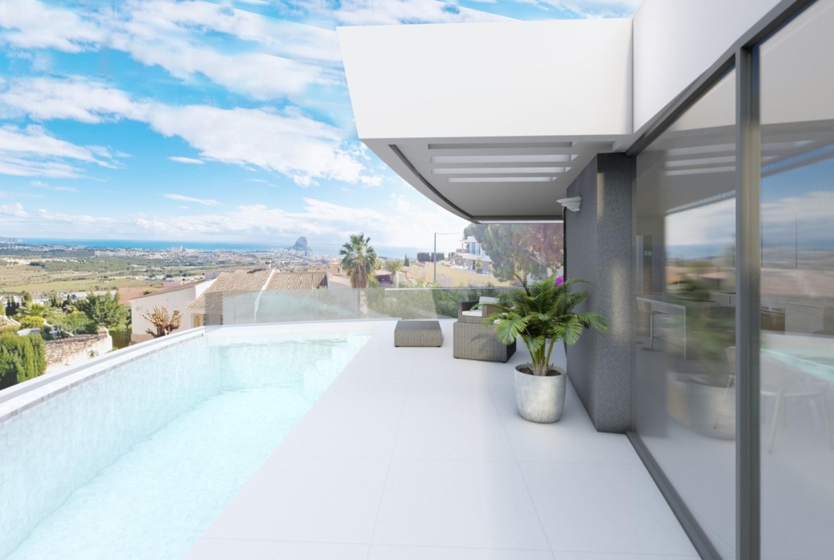 Luxe villa met uitzicht op zee