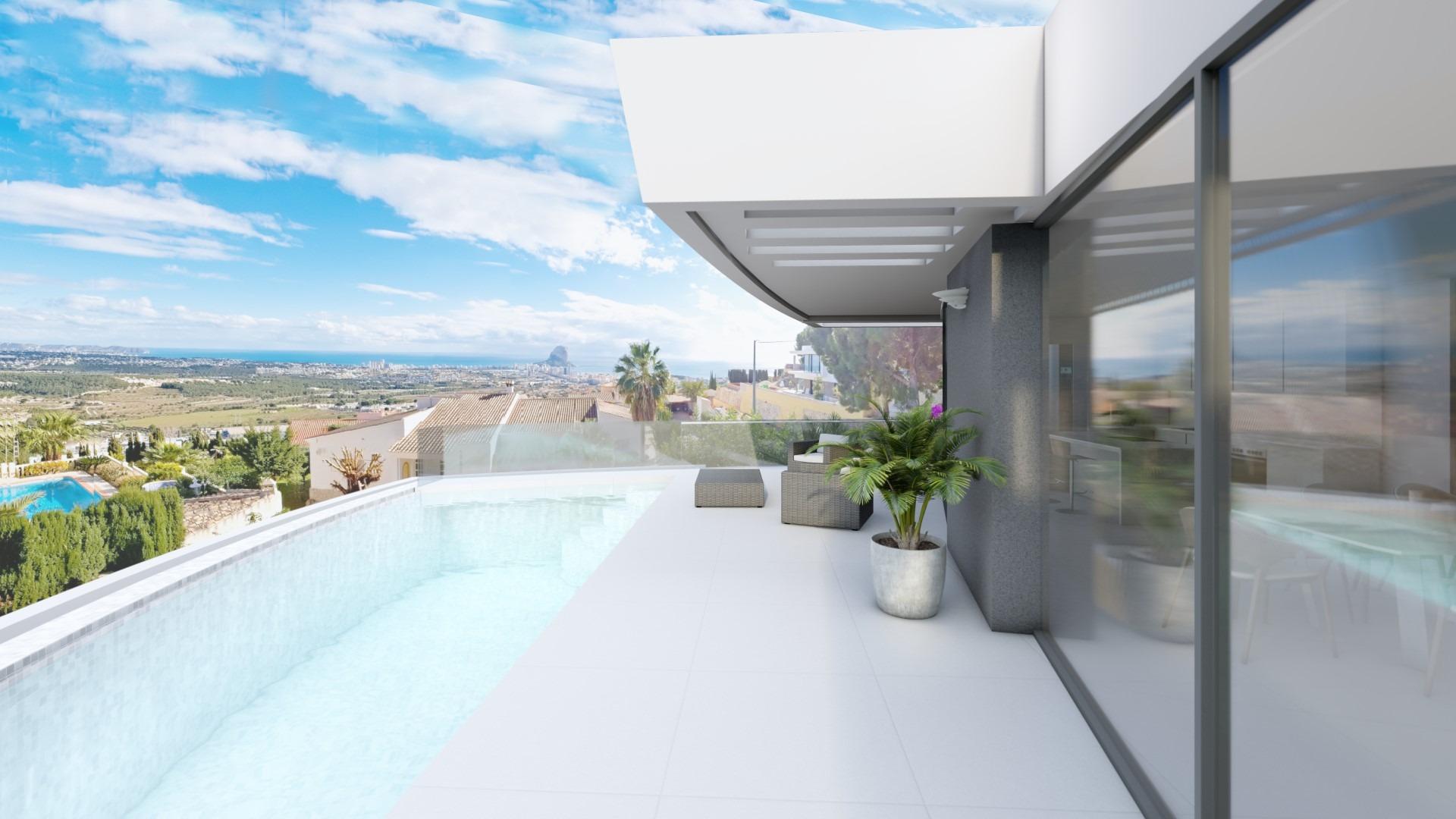 Luxe villa met uitzicht op zee