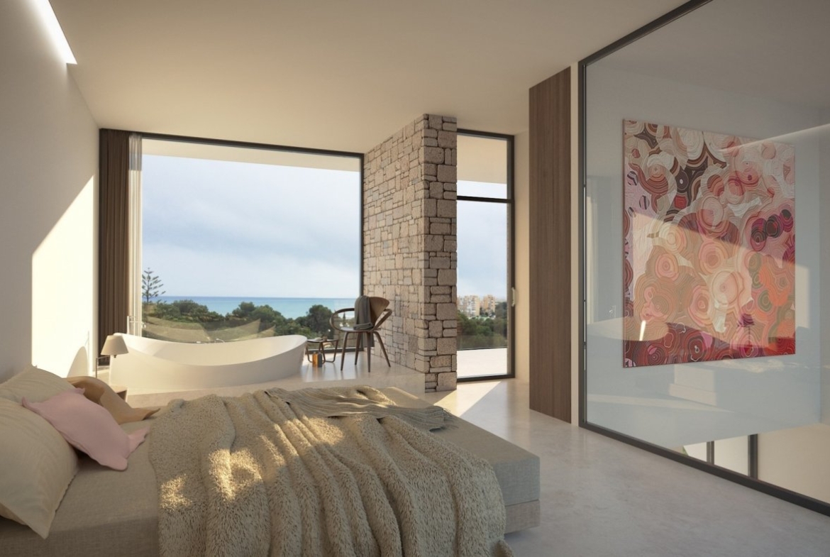 NEW CONSTRUCTION VILLAS 250 m FROM THE BEACH IN CAMPOAMOR