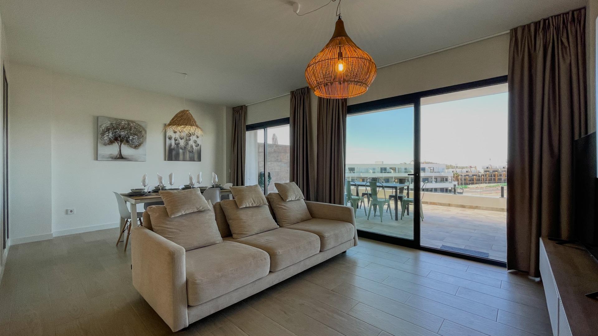 4-7-69 Modern Duplex Near Benidorm in Camporrosso Village Complex