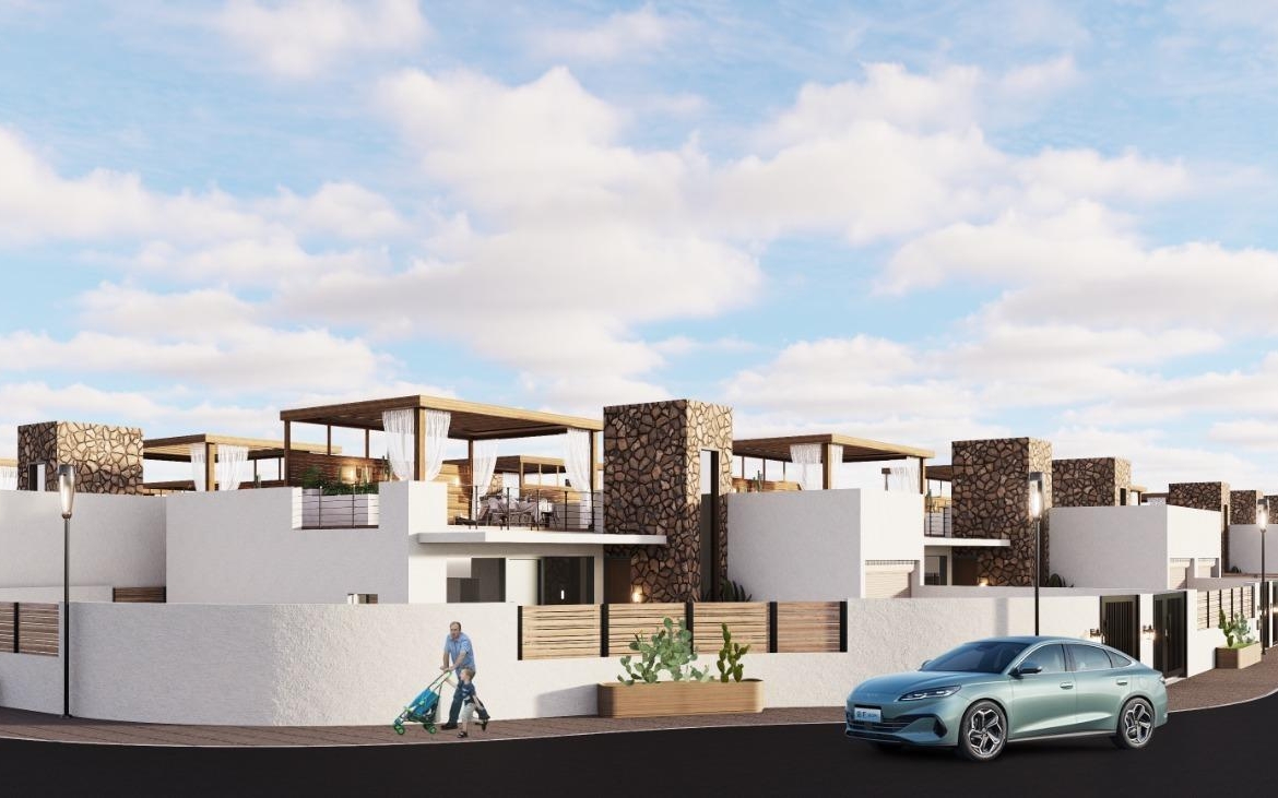 VILLA DE LUJO EN (LA PINILLA) MURCIA. PISCINA. 3 DORM. 4 BAÑOS. PARCELA 300 M2. OPLOSMIDDEL 100 M2.
