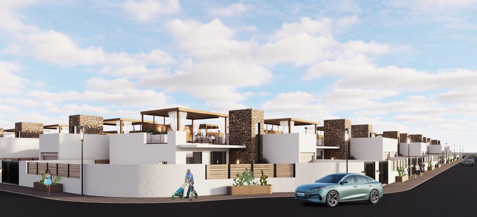 VILLA DE LUJO EN (LA PINILLA) MURCIA. PISCINA. 3 DORM. 4 BAÑOS. PARCELA 300 M2. OPLOSMIDDEL 100 M2.