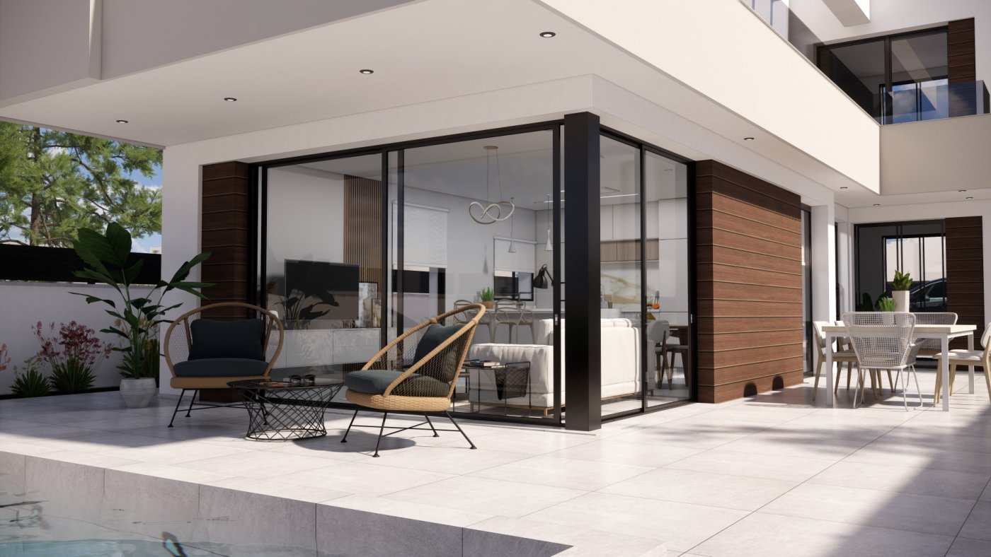 4-9-18 NIEUWE BUILD VILLAS IN PILAR DE LA HORADADA OVER DE GOLF CURSE