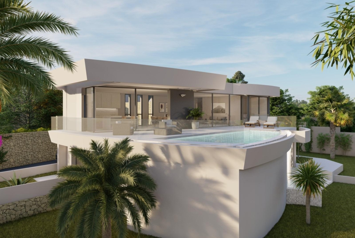 Luxe villa met uitzicht op zee