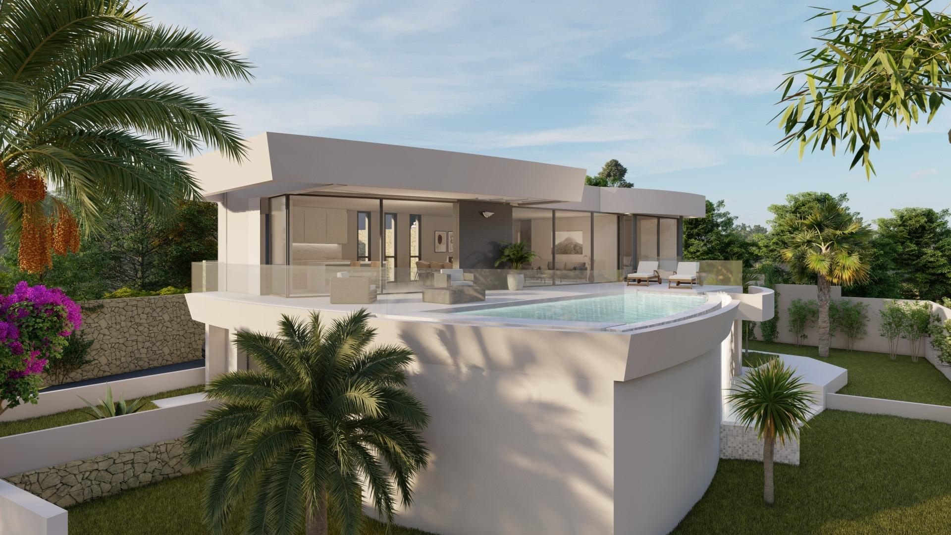 Luxe villa met uitzicht op zee