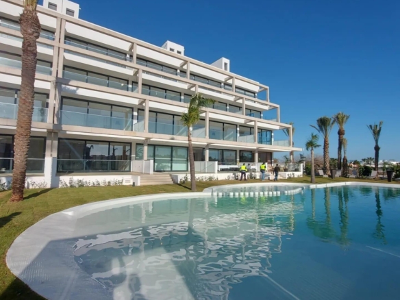Apartment in Cabo de Palos with sea views and community pool
