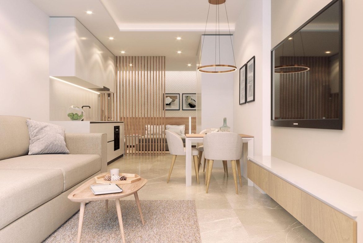 NEW BUILD IN PLAYA DE ACEQUION. 2 BEDROOMS. 2 BATHROOMS. COMMUNITY POOL. BARBECUE AND CHILL-OUT AREA.