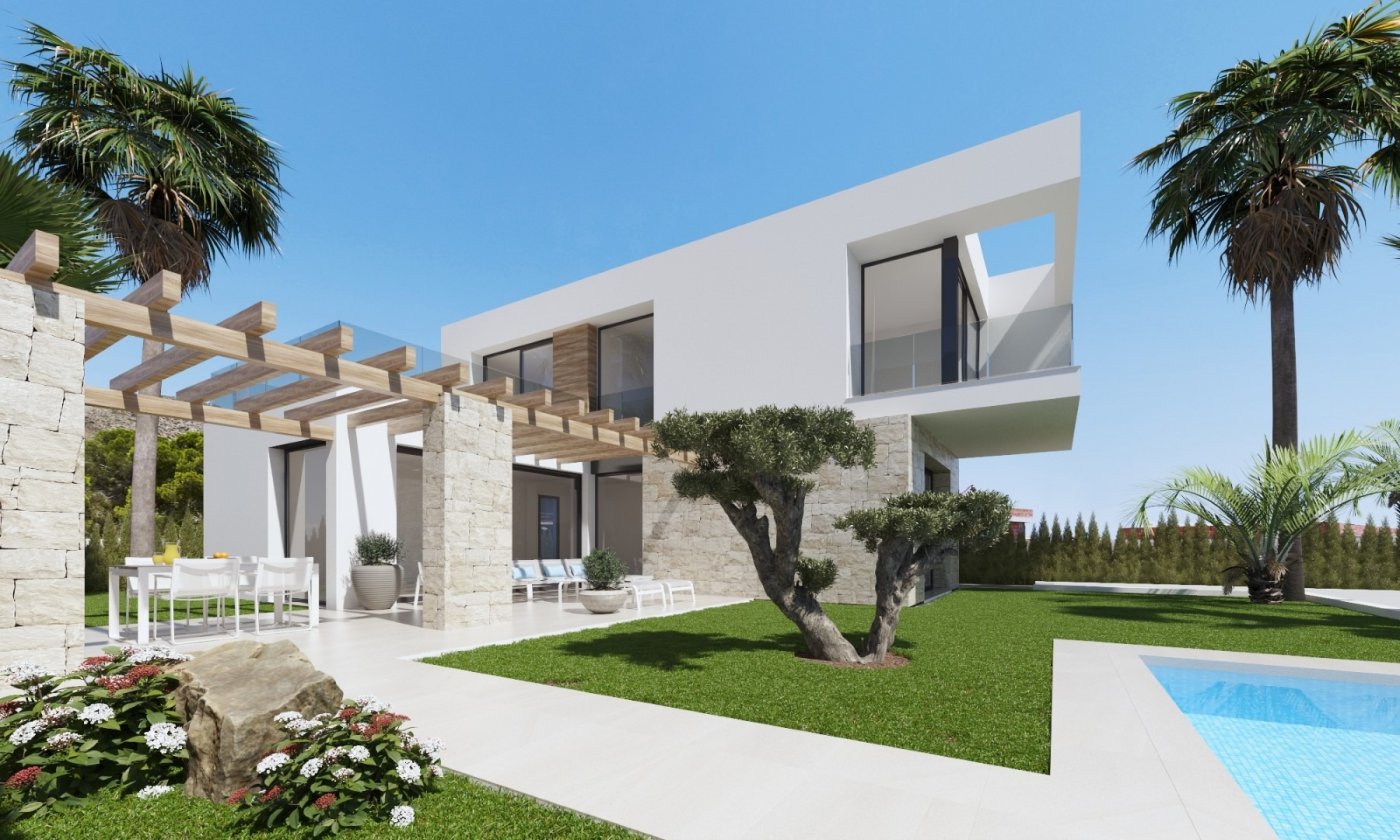5-10-7 Villas independientes con piscina y vistas al mar en Sierra Cortina