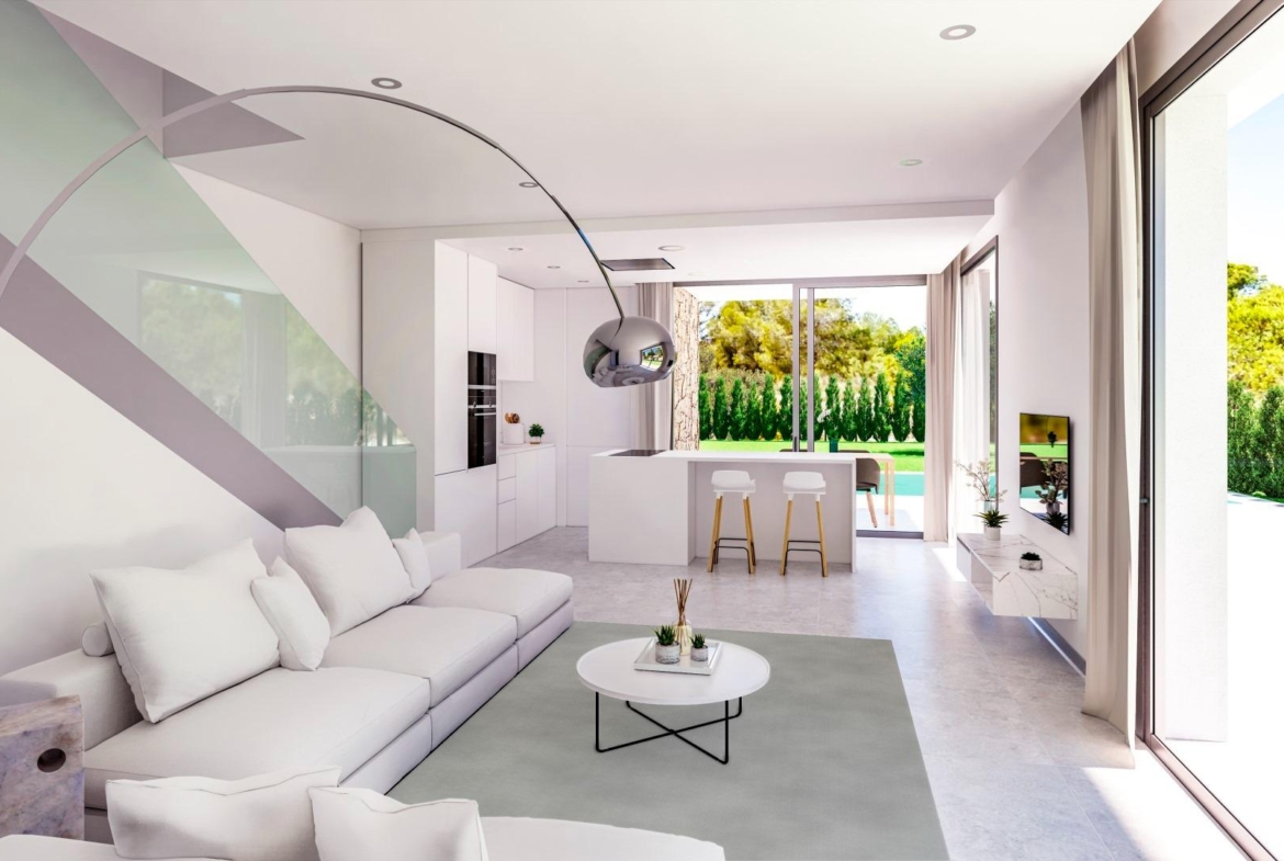 New luxury villas with private pool in Sierra Cortina