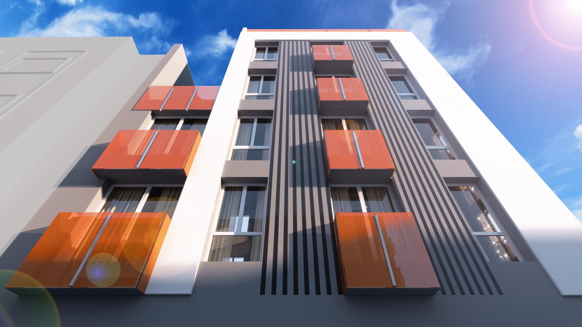 5-13-35 Nueva construcción de edificio moderno en el corazón de Las Carolinas en Alicante.