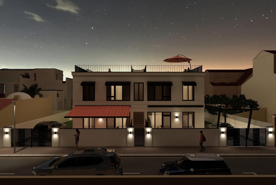 OBRA NUEVA! BUNGALOW EN PLANTA ALTA CON SOLARIUM PRIVADO DE 63 M2. 3 DORM. 2 BAÑOS. SUPERFICIE 71 M2.