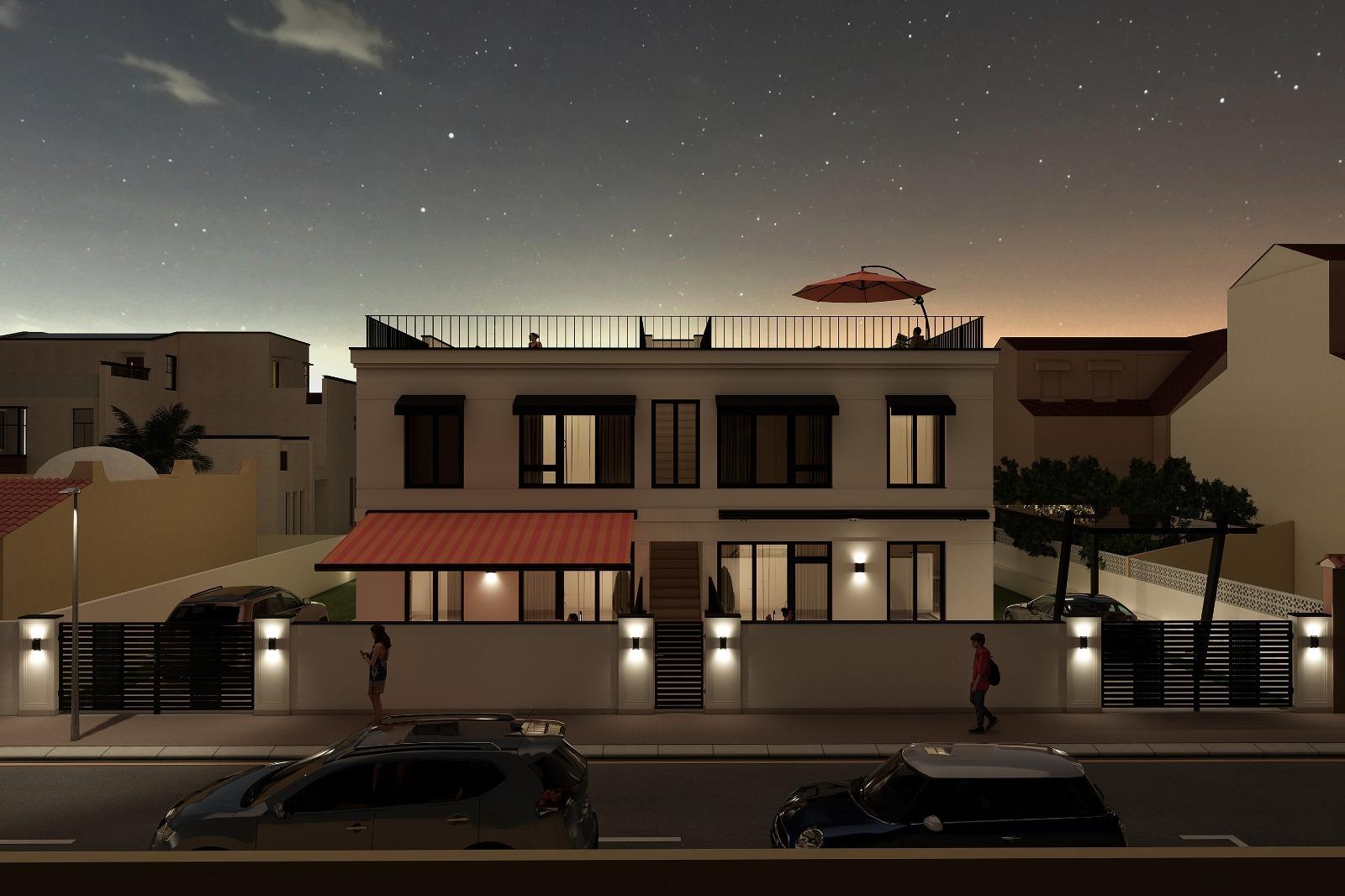 OBRA NUEVA! BUNGALOW EN PLANTA ALTA CON SOLARIUM PRIVADO DE 63 M2. 3 DORM. 2 BAÑOS. SUPERFICIE 71 M2.