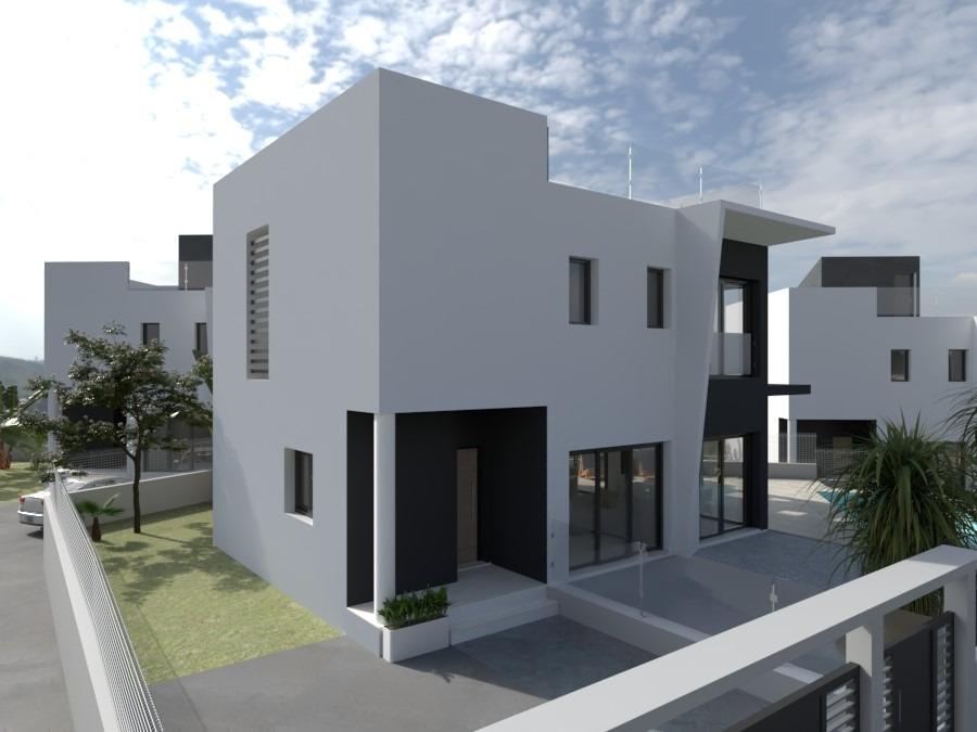 Newly built villa with private pool and next to the sea