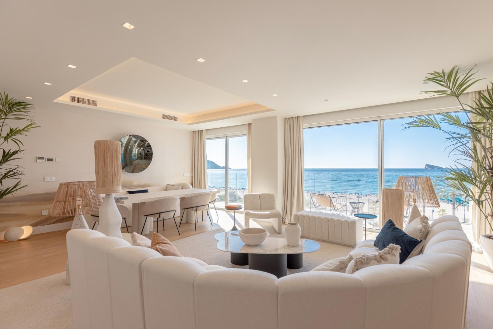 Last luxury apartments on the first line of Poniente beach