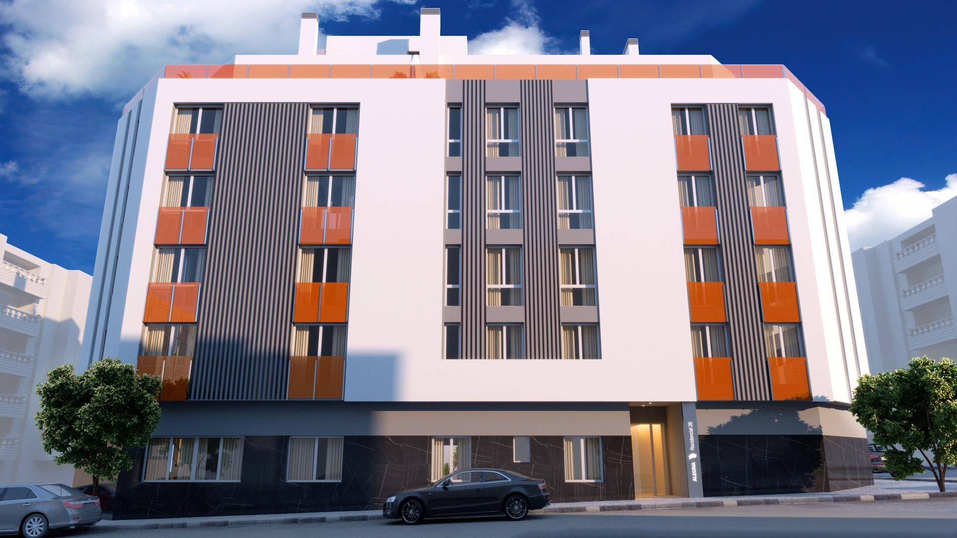 5-15-33 Nueva construcción de edificio moderno en el corazón de Las Carolinas en Alicante.