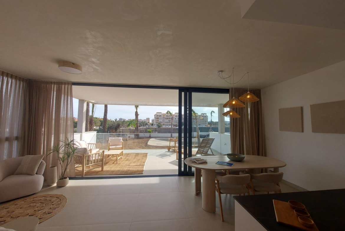 Apartment in Cabo de Palos with sea views and community pool