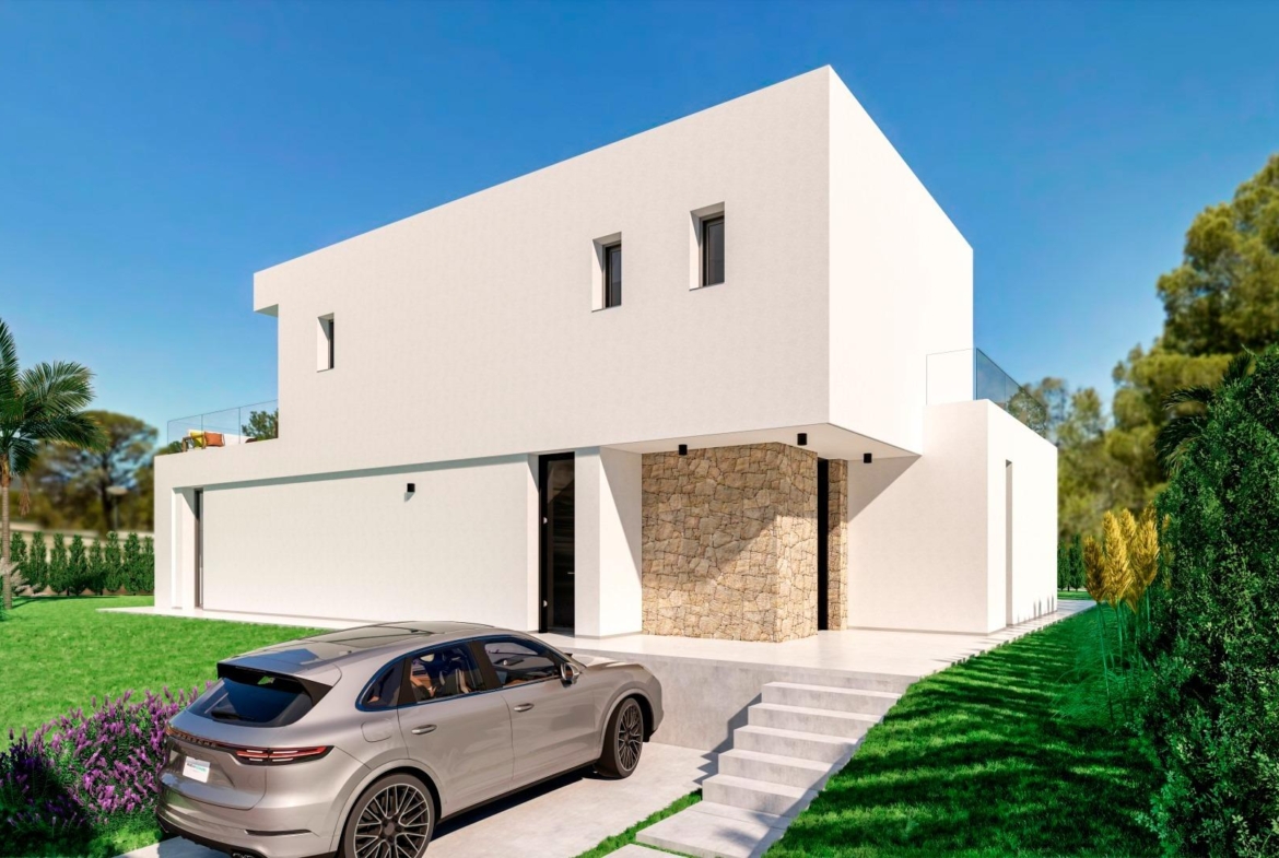 New luxury villas with private pool in Sierra Cortina