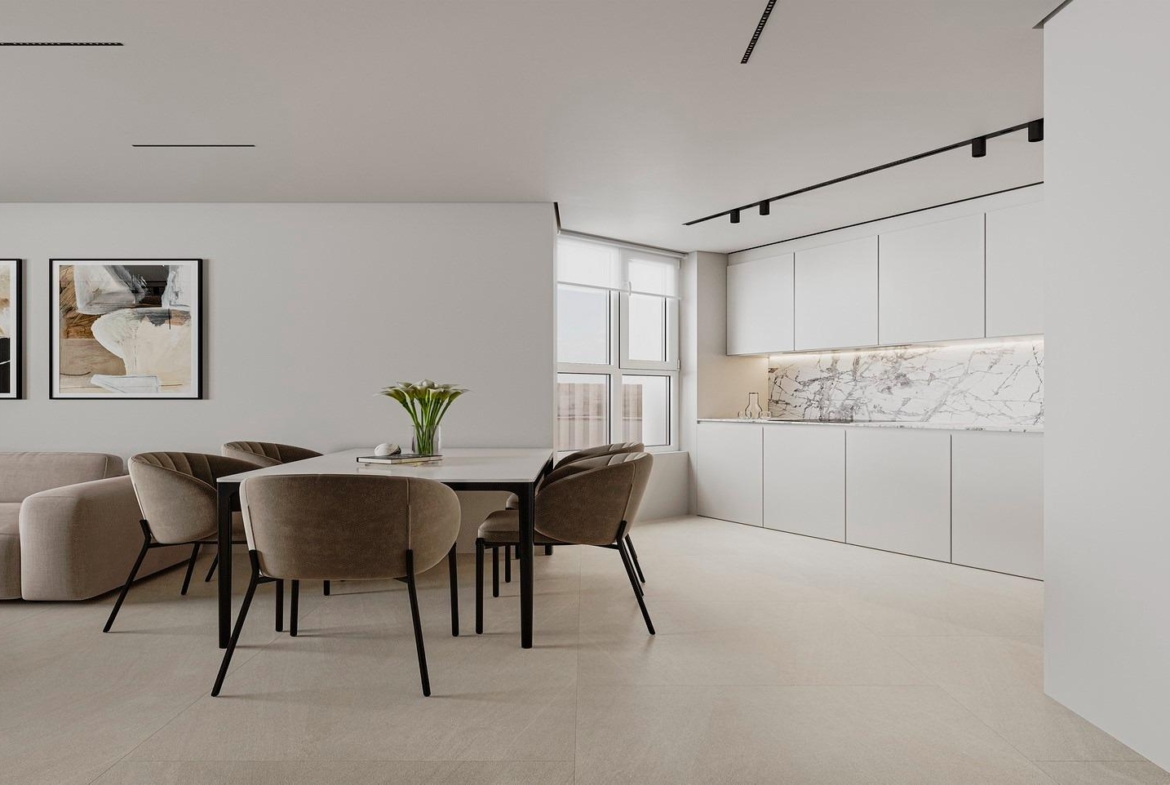 New designer apartments facing the Mediterranean Sea