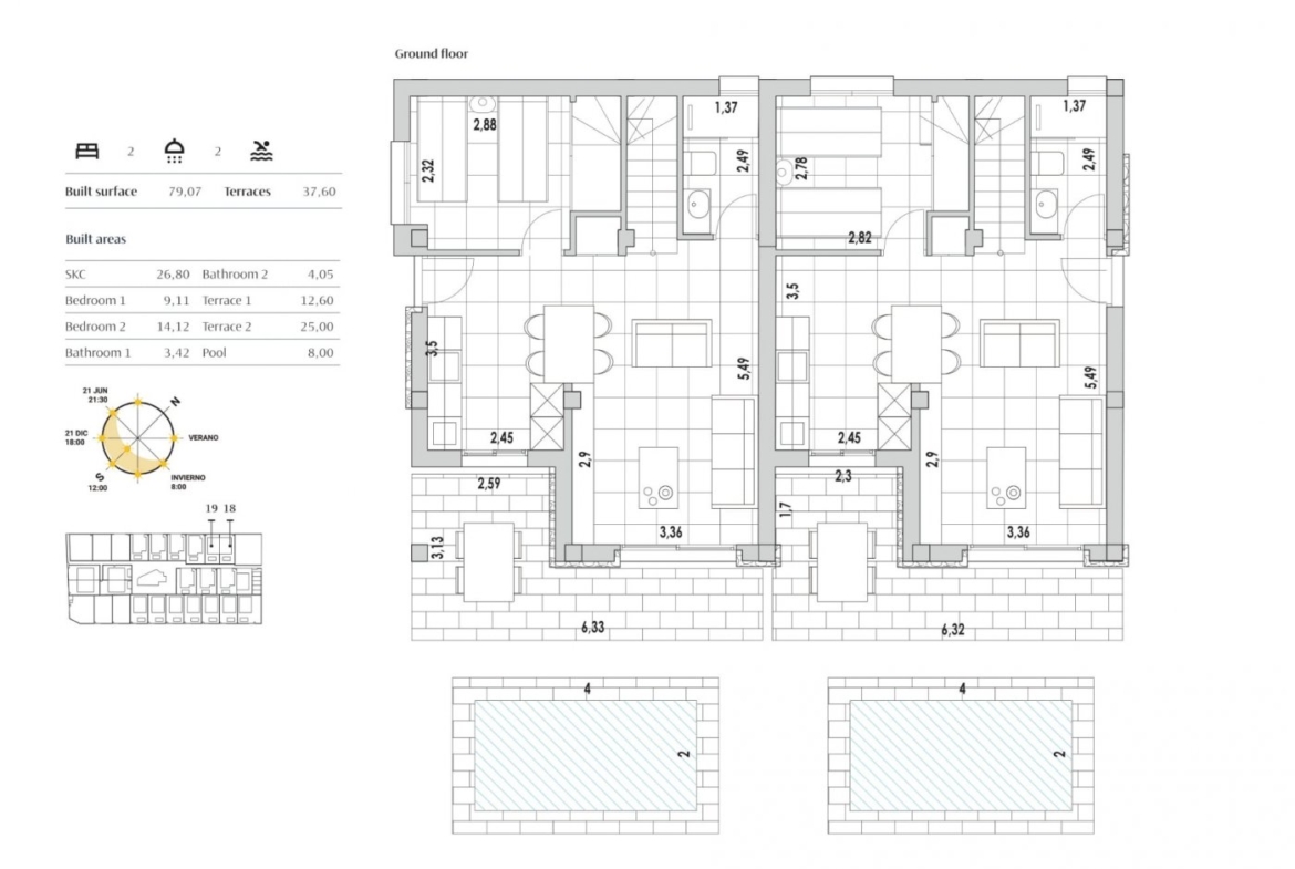 NEW BUILD SEMI-DETACHED VILLAS IN ORIHUELA COSTA
