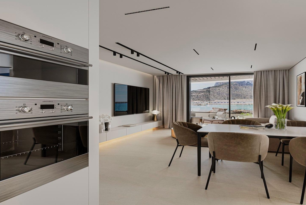 New designer apartments facing the Mediterranean Sea