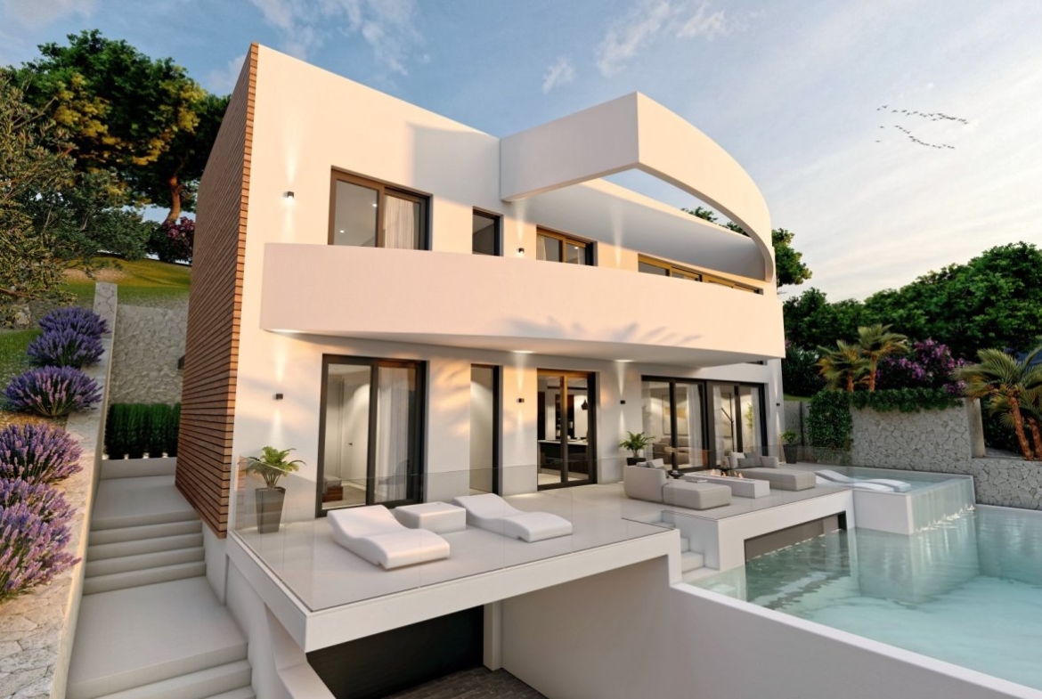 Villa de lujo a medida en Sierra de Altea