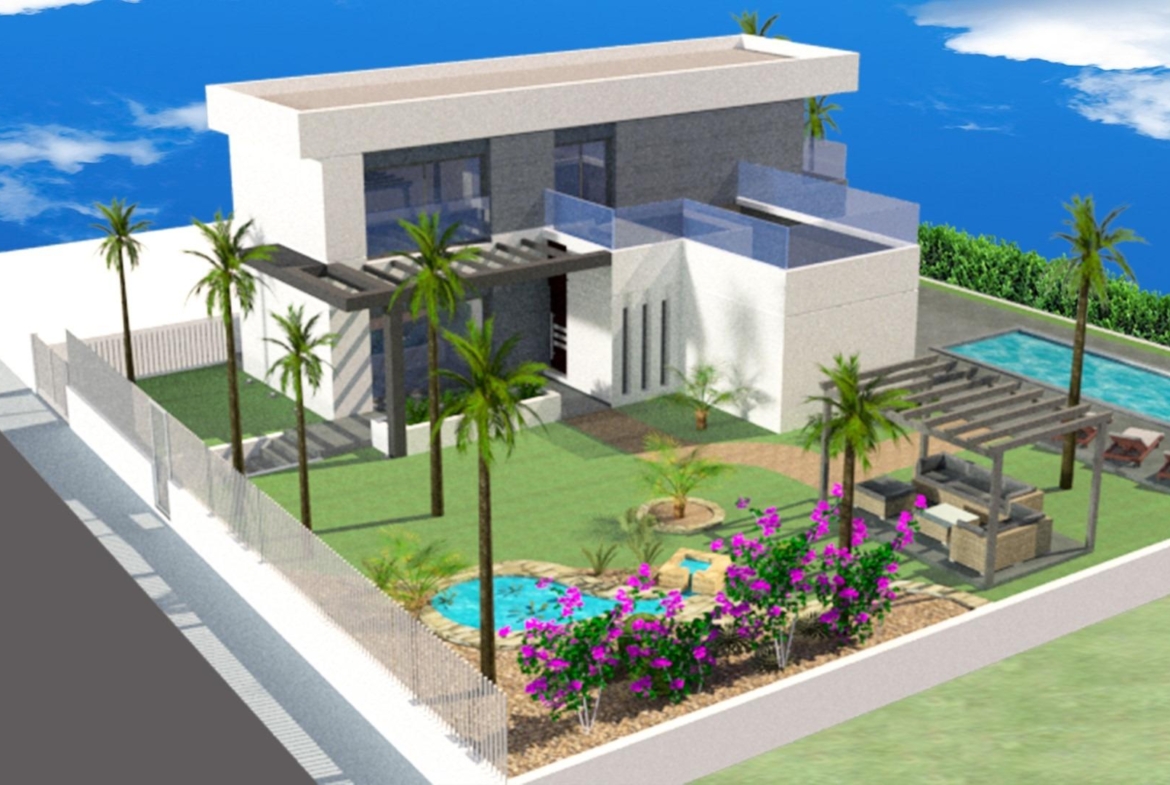 Independent villas with fully customizable pool